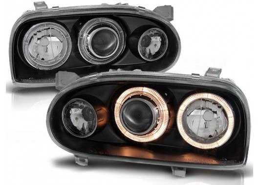 Комплект тунинг фарове за VW GOLF 3 09.91-08.97 Черни image