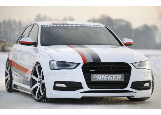 Добавка за предна броня Rieger за Audi A4 B8 (2011-2015) image