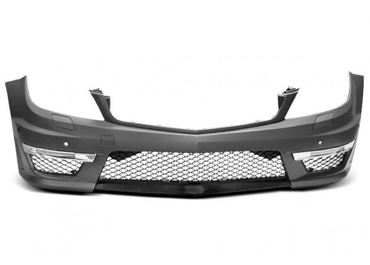 Тунинг предна броня - C63 AMG дизайн за Mercedes Benz W204/S204 (2011-2014) image