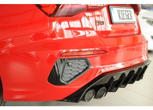 Дифузьор за задна броня Rieger за Audi A3 8Y (2019-) - Sportback