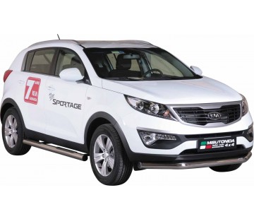 Протектор за предна броня Ø 76мм за Kia Sportage (2010 - 2015)