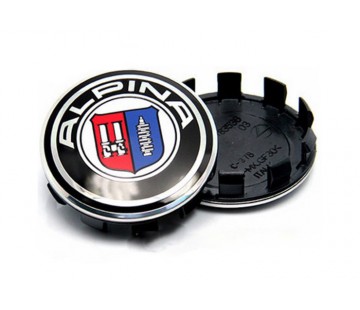 Комплект капачки за джанти ALPINA дизайн - 68 мм