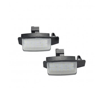 LED плафони за регистрационен номер за Mitsubishi Outlander (2006-2017) Peugeot 4007 (2007-2012) Citroen C-Crosser (2007-2013)
