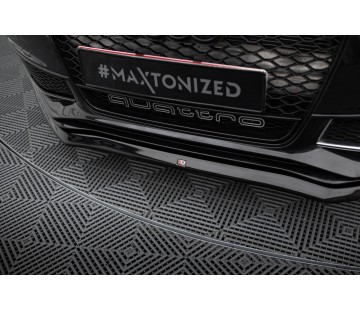 Спойлер за предна броня Maxton design за Audi A4 B8 (2011-2015)