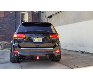 Дифузьор за задна броня с LED светлина за Jeep Grand Cherokee (2014-2021)