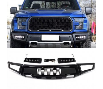 Метална предна броня Raptor дизайн за Ford F-150 (2015-2017)