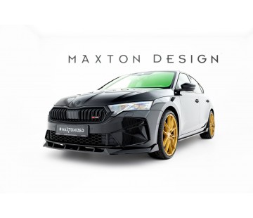 Спойлер за предна броня Maxton design за Skoda Octavia RS (2024-)