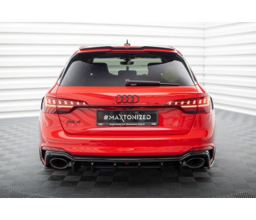 Добавка за задна броня Maxton design за Audi RS4 B9 (2017-2024)